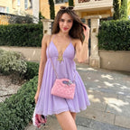 Eiris Halter Mini Dress