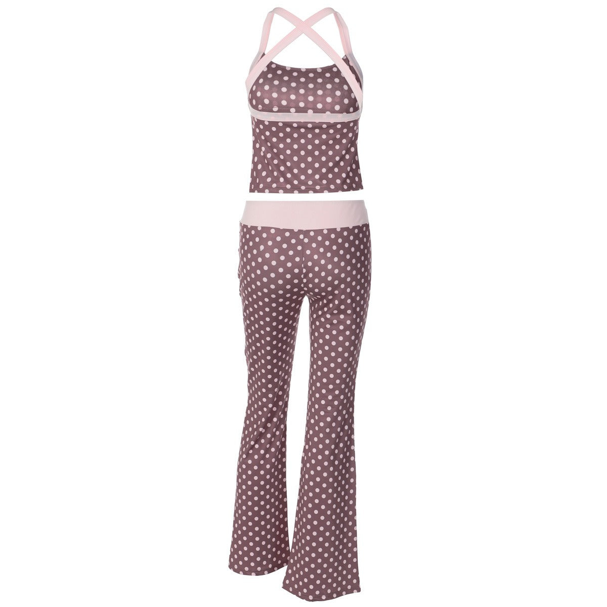 Noemi Polka Dot Flare Pants Set