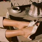 Artemis Kitten Heel Sandals