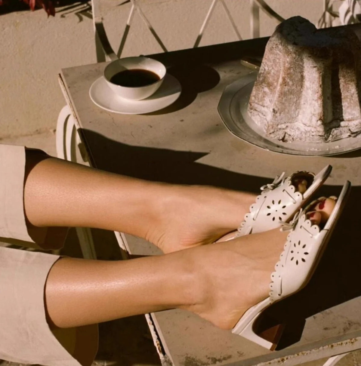 Artemis Kitten Heel Sandals