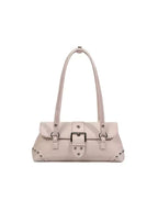 Sylvia Studded Buckle Shoulder Bag