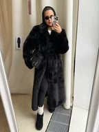 Tabitha Chocolate Faux Fur Coat