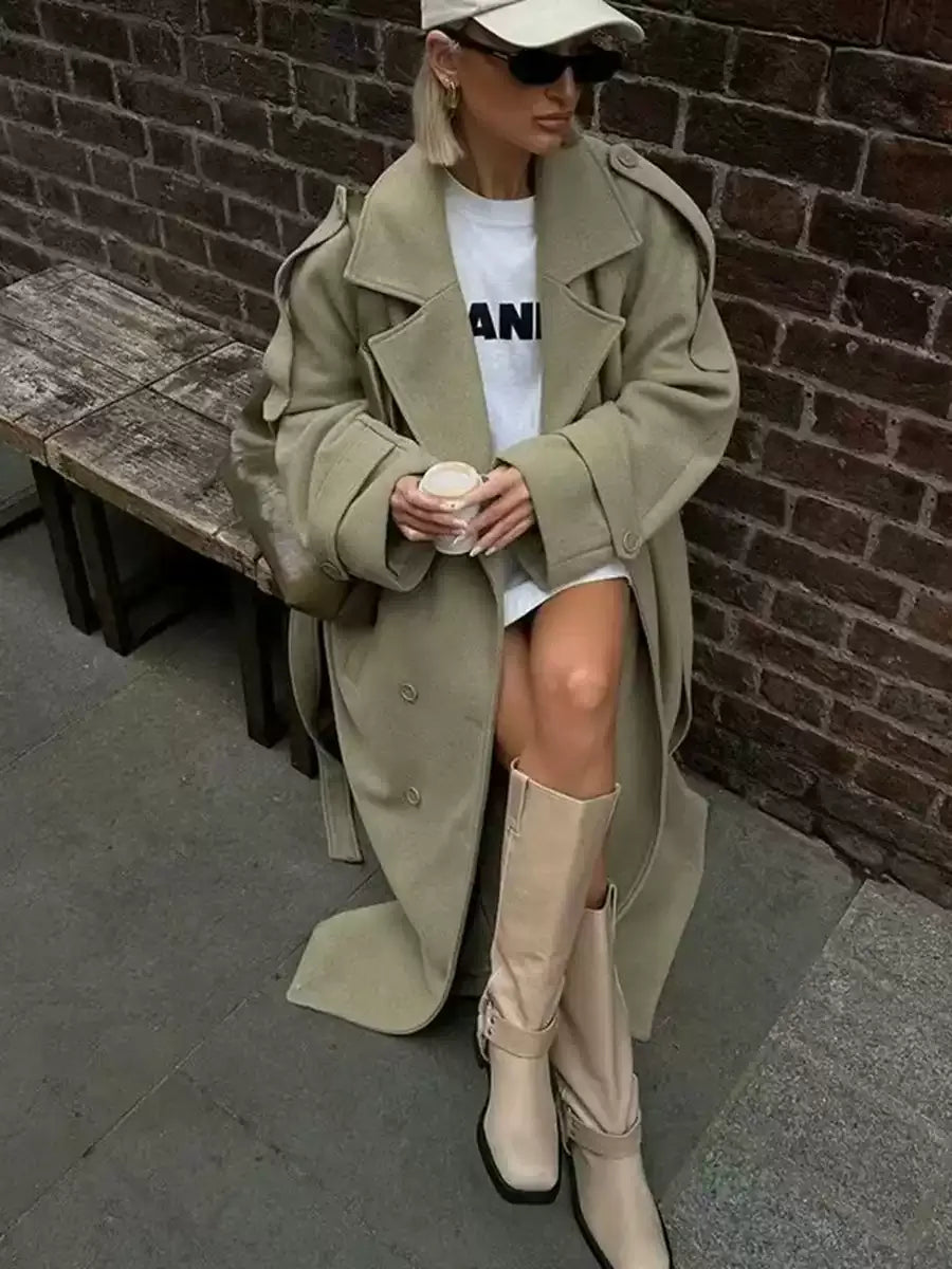 Whitney Classic Belted Trench Coat