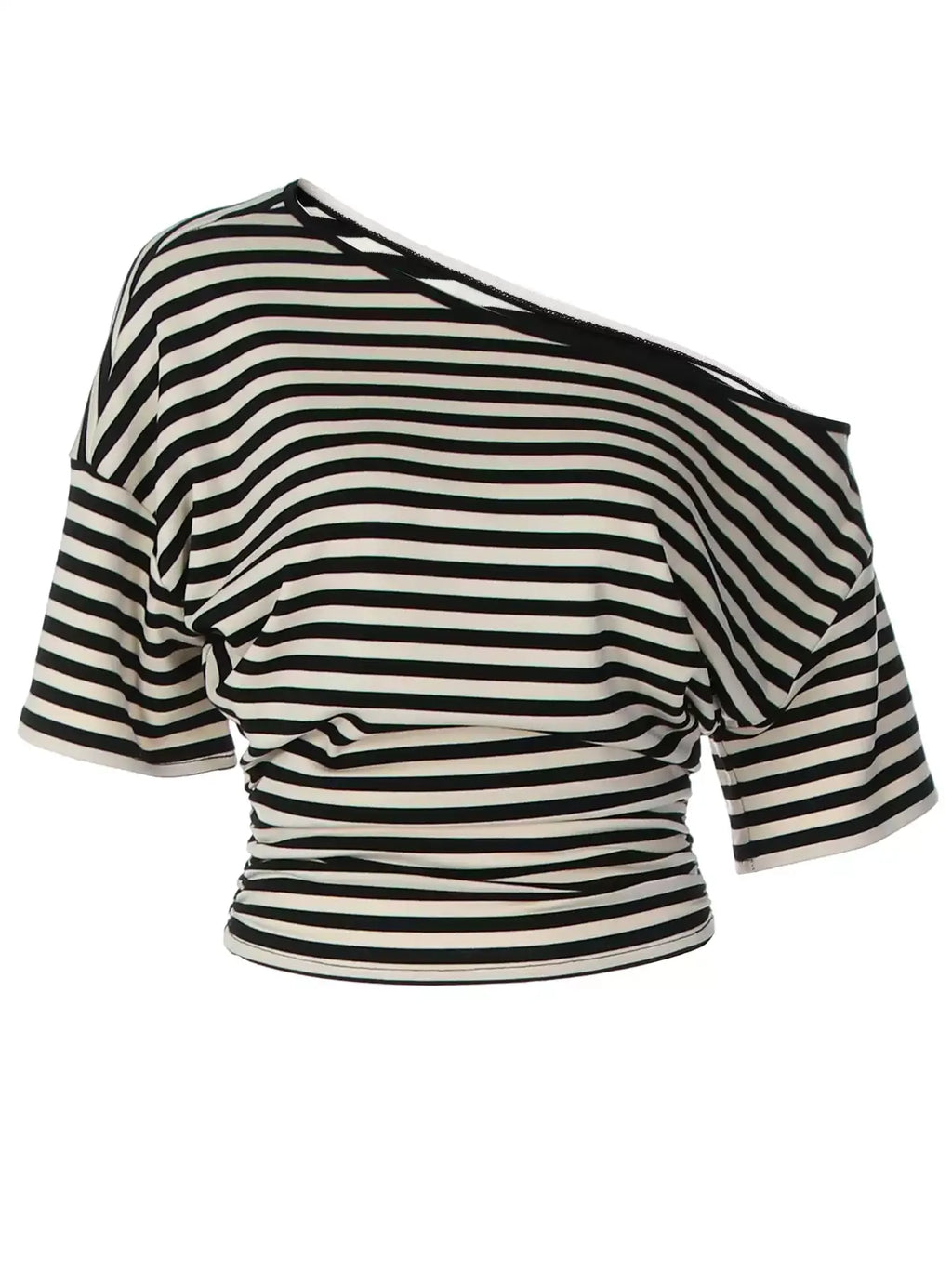 Pilar Striped Off-Shoulder Top