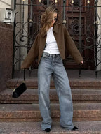 Yasmin Everyday Cropped Fleece Jacket