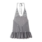 Selene Sequin Halter Mini Dress