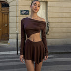 Vivia One Shoulder Cut-Out Mini Dress