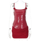Giulia Sequin Draped Mini Dress