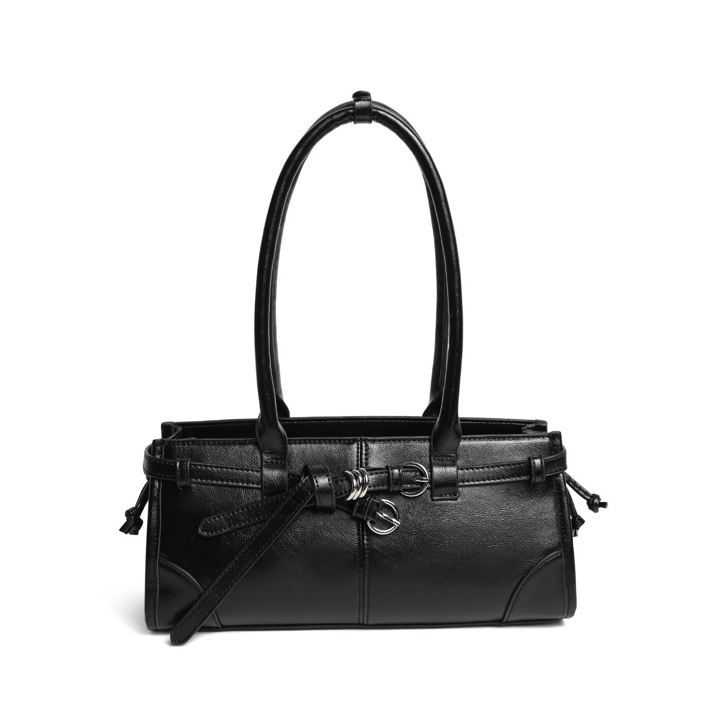 Etta Vintage Structured Leather Shoulder Bag