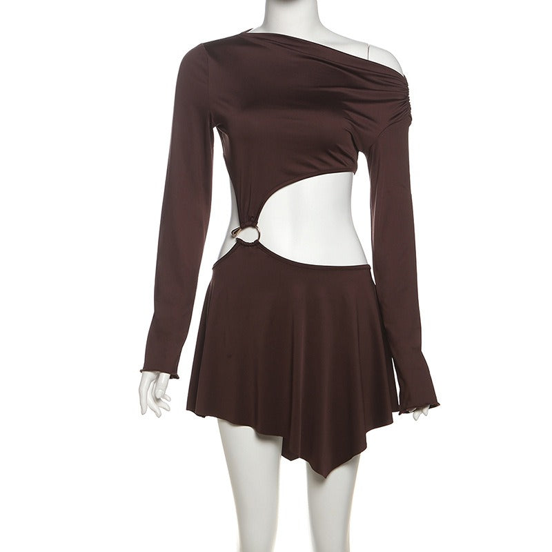 Vivia One Shoulder Cut-Out Mini Dress