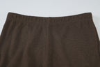 Knit Top & Flared Pants Set