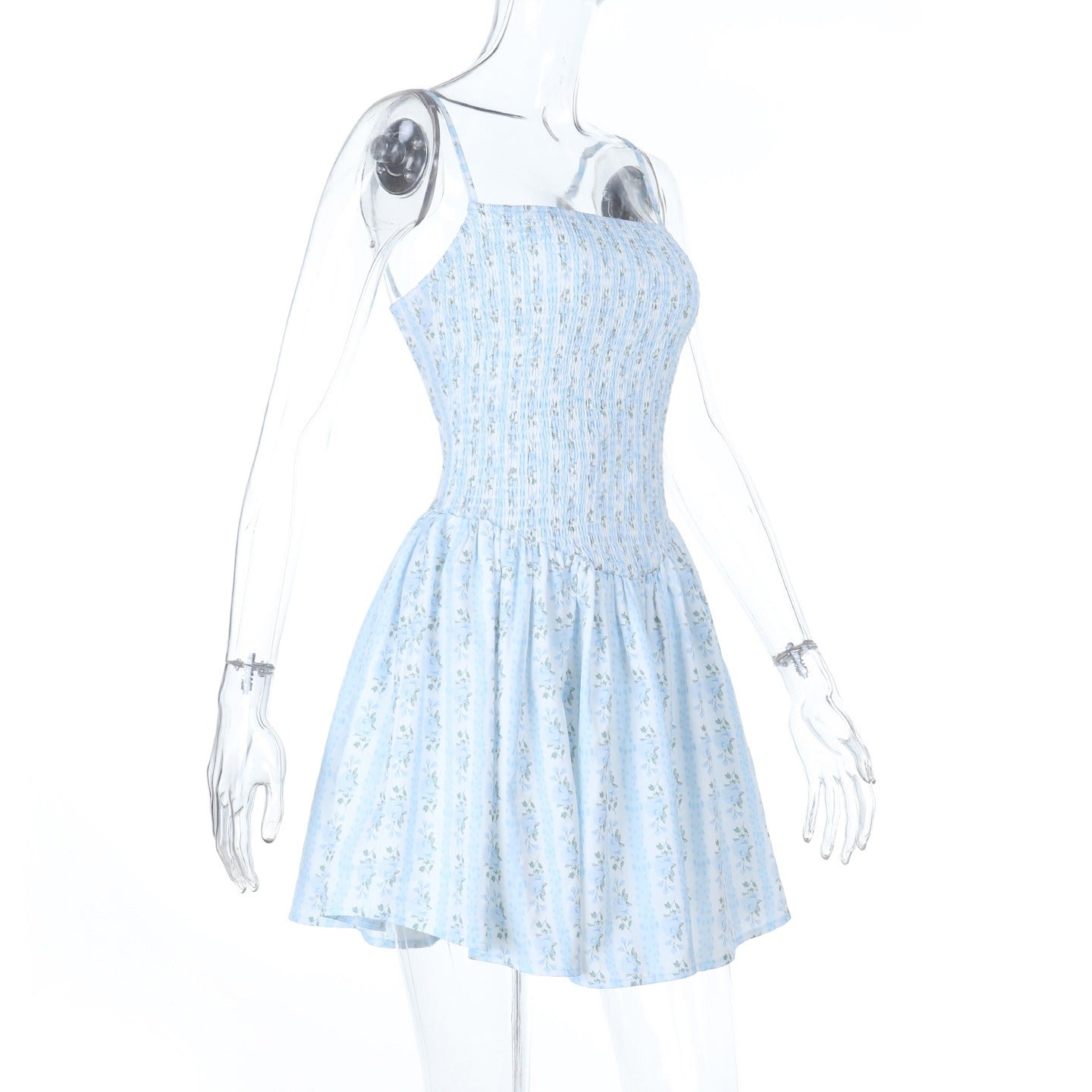 Tarya Floral Smocked Mini Dress