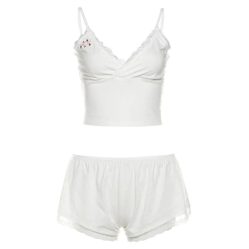 Sadie Lace Cami & Shorts Set
